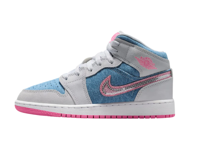 Jordan 1 Mid Denim Sequin [2]