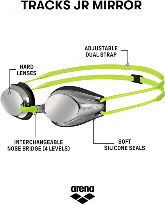 Ochelari inot Arena Tracks Junior [2]