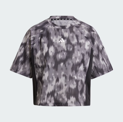 Femei - Tricou fitness Adidas Train Essentials AOP Flower