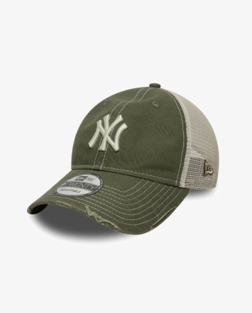 Accesorii - New Era 9twenty Trucker Mlb Cotton Canvas New York Yankees Jockey Khaki