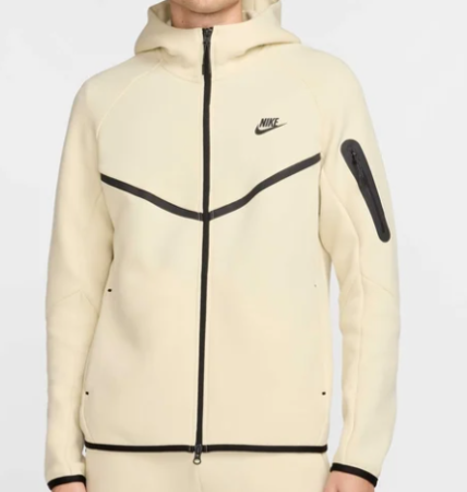 Imbracaminte sport barbati - Nike Sportswear Tech Fleece Windrunner Light Khaki/Black