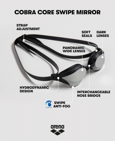 Ochelari inot Arena Cobra Ultra Swipe Mirror [1]