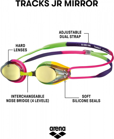 Ochelari inot Arena Tracks Junior [2]