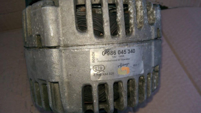 Alternator pentru Volkswagen Golf 6, motorizare 2.0 diesel, cod 0986045340   ,   0986XA8828 [4]
