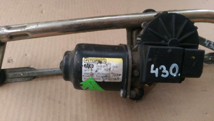 Ansamblu stergator fata cu motoras Fiat Fiorina, Nemo, Peugeot Bipper, 1371045080, an 2011-2016 [2]