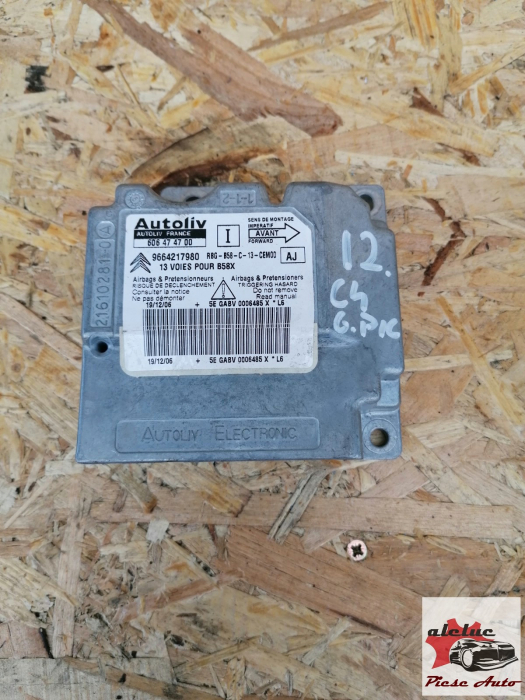 Calculator airbag Citroen C4 Picasso I an 2006-2013, cod 9664217980 [1]