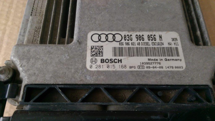 Calculator motor pentru Audi A3 8P, motorizare 1.9 diesel, cod 03G906056N   ,   0281015168 [2]