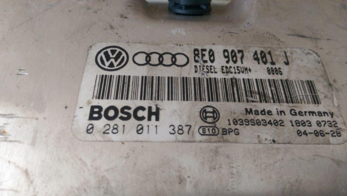 Calculator motor pentru Audi A6 C5, motorizare 2.5 diesel, cod 8E0907401J   ,   0281011387 [3]