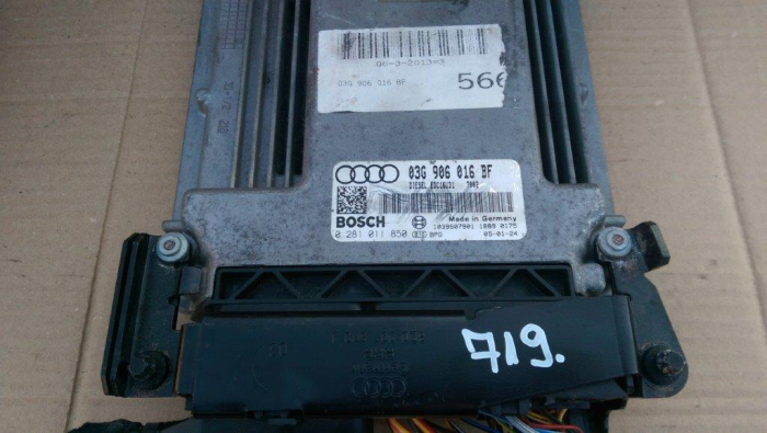 Calculator motor pentru Audi A6 C6, motorizare 2.0 diesel, cod 03G906016BF   ,   0281011850 [2]