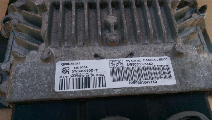 Calculator motor ECU Citroen C4, an 2004-2010, motor 2.0 hdi, cod 9666095880 , 5SW40690B-T [2]