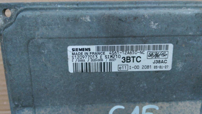 Calculator motor pentru Ford Fiesta 5, motorizare 1.4 benzina, cod 4S61-12A650-NC   ,   S120977013E [2]