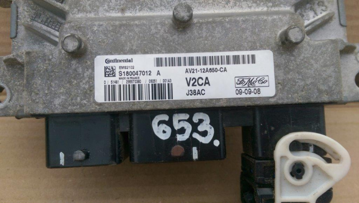 Calculator motor pentru Ford Fiesta 6, motorizare 1.2 benzina, cod AV21-12A650-CA   ,   S180047012A [2]