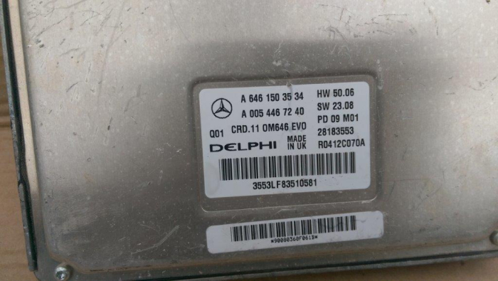 Calculator motor pentru Mercedes C-Class W204, motorizare 2.2 diesel, cod A6461503534   ,   A0054467240 [2]
