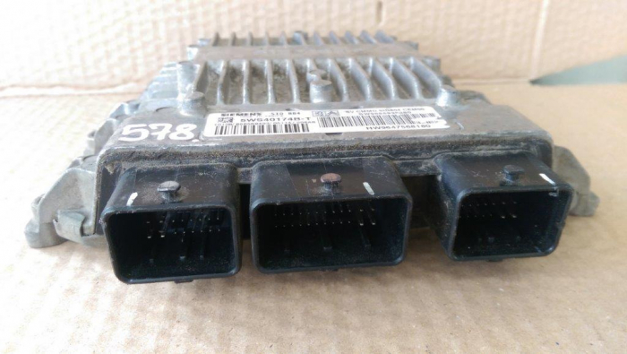 Calculator motor ECU Peugeot 1007, Citroen C2, an 2004-2009, motor 1.4hdi, cod 9647568180 , 9655939280 [3]