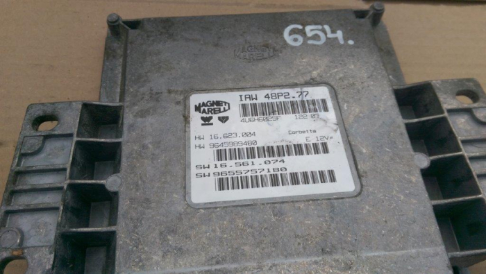 Calculator motor pentru Peugeot 206 , motorizare 1.1 benzina, cod 9645989480   ,   9655757180 [2]
