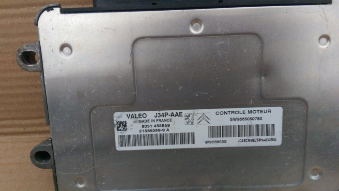 Calculator motor pentru Peugeot 206 , motorizare 1.4 benzina, cod 21586389-9A   ,   9665050780 [2]