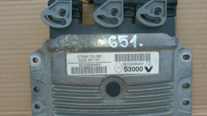 Calculator motor pentru Renault Megane 2, motorizare 1.6 benzina, cod 8200298457   ,   8200298463 [2]
