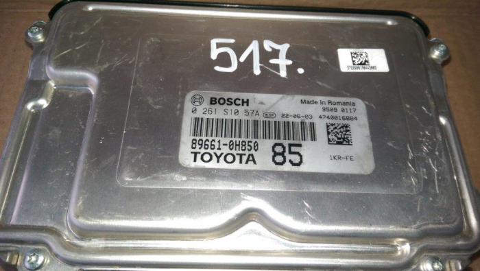Calculator motor pentru Toyota Aygo , motorizare 1.0 benzina, cod 89661-0H850   ,   0261S1057A [2]