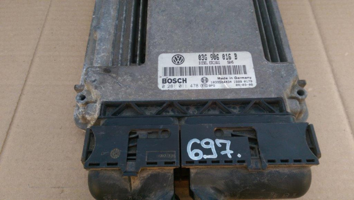 Calculator motor ECU VW Golf 5, an 2003-2009, motor 1.9 tdi BKC , cod  03G906016B , 0281011478 [2]