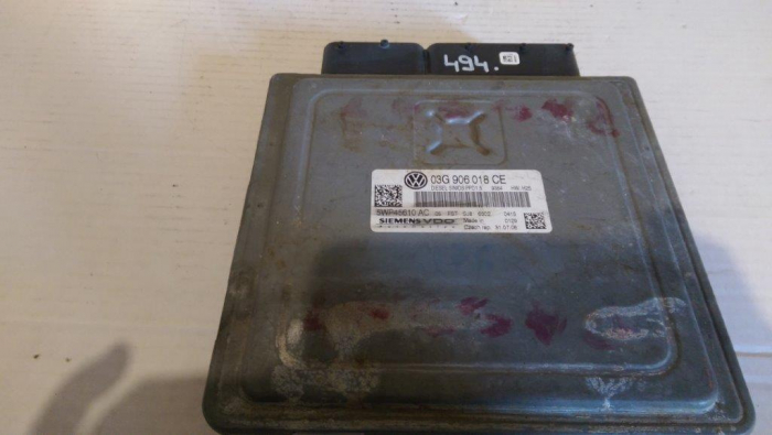 Calculator motor pentru Volkswagen Passat B6, motorizare 2.0 diesel, cod 03G906018CE   ,   5WP45610AC [2]