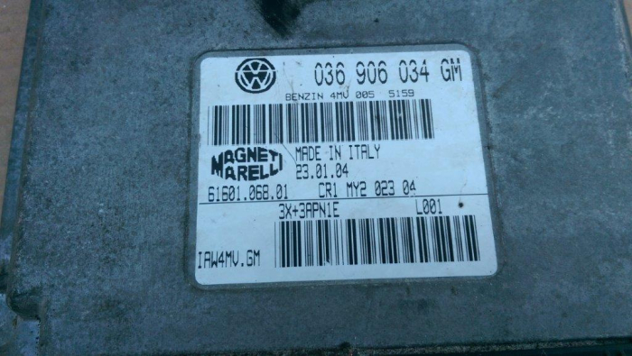 Calculator motor pentru Volkswagen Polo 9N, motorizare 1.4 benzina, cod 036906034GM [3]