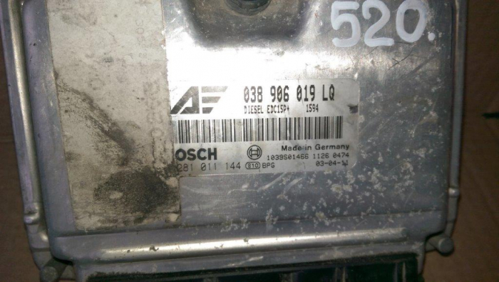 Calculator motor pentru Volkswagen Sharan 7M, motorizare 1.9 diesel, cod 038906019LQ   ,   0281011144 [2]