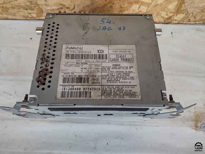 CD Player Jaguar XF X250 an 2007 - 2015, cod  7F6N-18C815-AC , 7F6N18C815AC , 7F6N-14C230-AC , 8X23-14C512 [2]