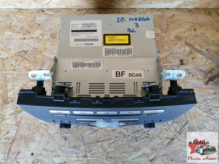 CD Player Mazda 3 BL an 2009-2013, cod BDA666ARXB , CQ-EM6871AT [2]