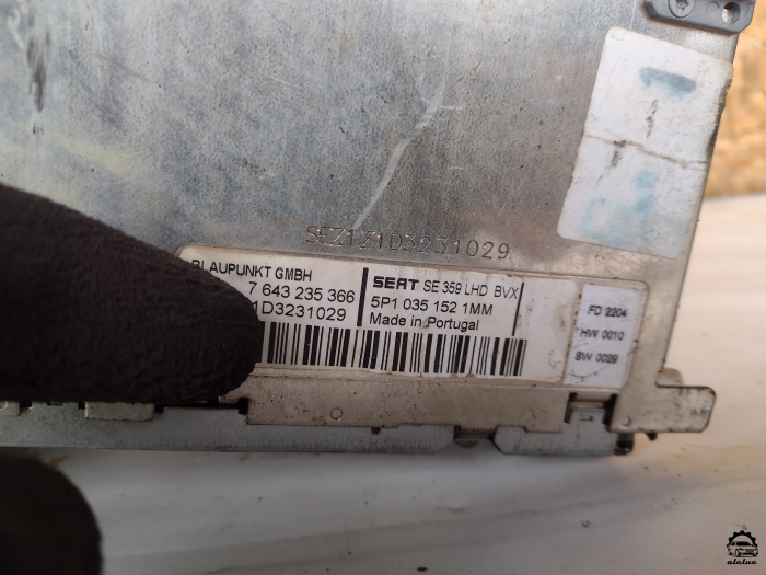 CD Player Seat Toledo 5P an 2004 - 2009, cod 5P1035152 [3]