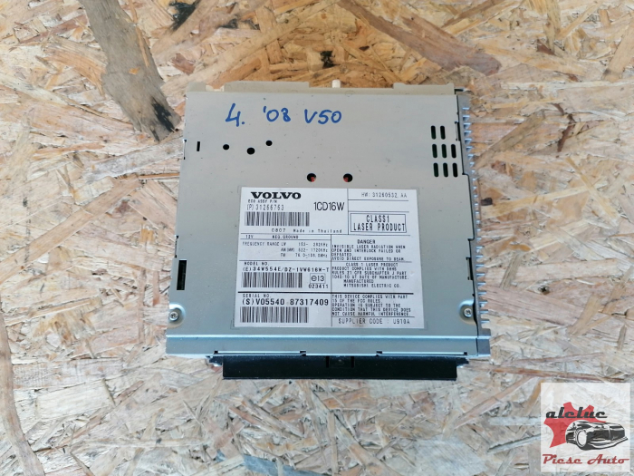CD Player Volvo V50 an 2004-2012, cod 31266763 , 31260532AA [2]