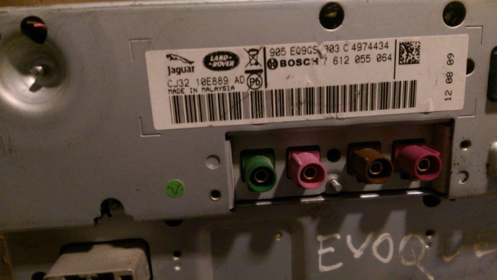 Display navigatie bord Land Rover Range Rover Evoque , cod CJ3210E889AD , 7612055064 , an 2011-2018 [2]