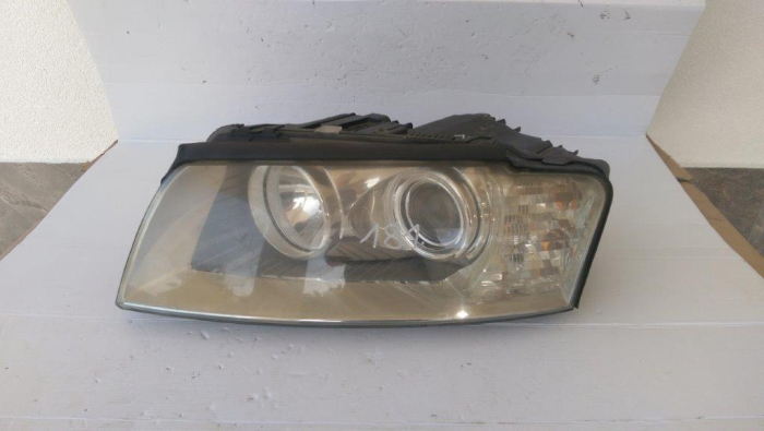 Far stanga cu lupa Audi A8 D3, 158143-00Li, an 2002-2010 [2]