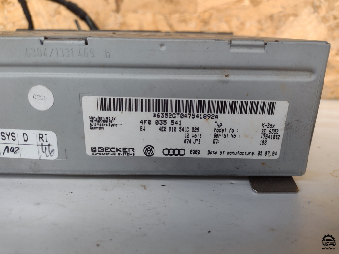 Navigatie Audi A6 C6 an 2004 - 2011, cod 4F035541 [2]