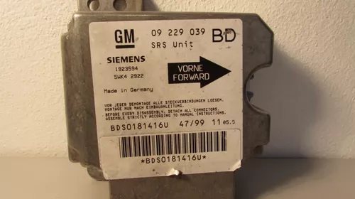 Module si calculatoare - Calculator airbag Opel Vectra B an 1995 - 2002, cod 09229039BD