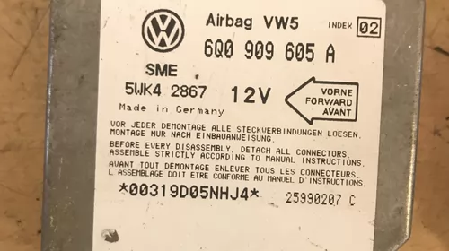Module si calculatoare - Calculator airbag Volkswagen Golf 4 an 1998-2005 cod 6Q0909605A
