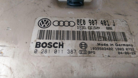 Calculator motor pentru Audi A6 C5, motorizare 2.5 diesel, cod 8E0907401J   ,   0281011387 [2]