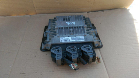 Module si calculatoare - Calculator motor ECU Citroen C4, an 2004-2010, motor 2.0 hdi, cod 9666095880 , 5SW40690B-T