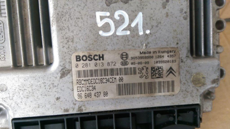 Calculator motor pentru Citroen C5 III, cod 9664843780   ,   0281013872 [1]