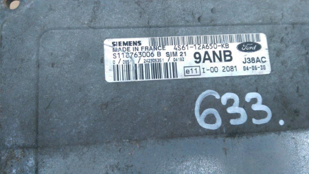 Calculator motor pentru Ford Fiesta 5, motorizare 1.3 benzina, cod 4S61-12A650-KB   ,   S118763006B [1]