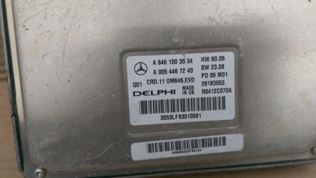 Calculator motor pentru Mercedes C-Class W204, motorizare 2.2 diesel, cod A6461503534   ,   A0054467240 [1]