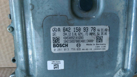 Calculator motor pentru Mercedes M-Class W164, motorizare 3.0 diesel, cod A6421509378   ,   0281013756 [1]