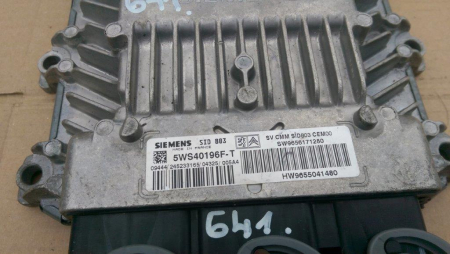 Calculator motor pentru Peugeot 407 , motorizare 2.0 diesel, cod 9656171280   ,   9655041480 [1]