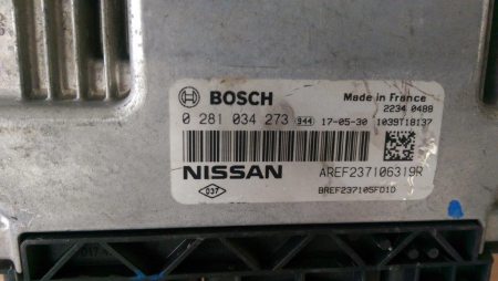 Calculator motor pentru Renault Kadjar , motorizare 1.5 diesel, cod 237106319R   ,   0281034273 [1]