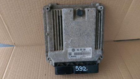 Module si calculatoare - Calculator motor pentru Volkswagen Passat B6, motorizare 2.0 diesel, cod 03L907309   ,   0281015029