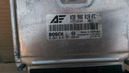 Calculator motor ECU VW Sharan 7M, an 1995-2010, motor 1.9 tdi, cod 038906019FC , 0281010751 [1]