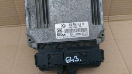 Calculator motor pentru Volkswagen Touran 1T, motorizare 2.0 diesel, cod 03G906016HK   ,   0281012251 [1]