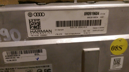 Electrica si electronica auto - Display bord, MMI, navigatie, Audi Q5, A4 B8, A5, 8R0919604, an 2008-2015