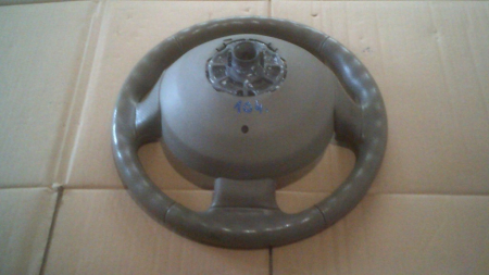 Volan piele 3 spite Renault Megane 2,  an de fabricatie 2003-2009 cod 8200106306E, 8200282593A [1]