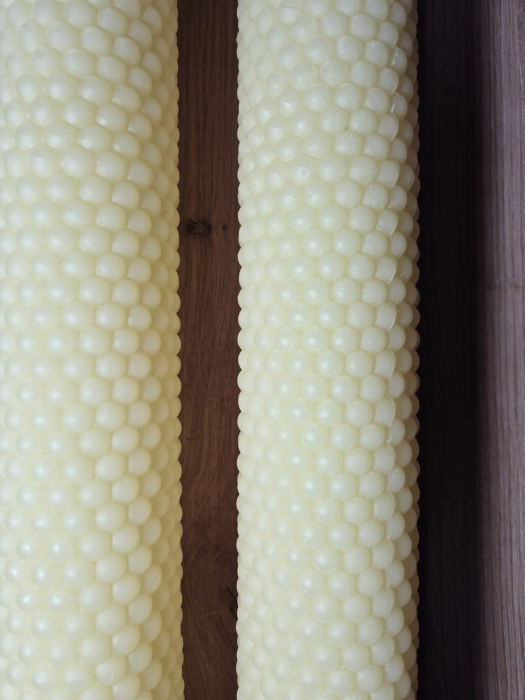 Lumanare Decor/Evenimente Galben Bule [2]