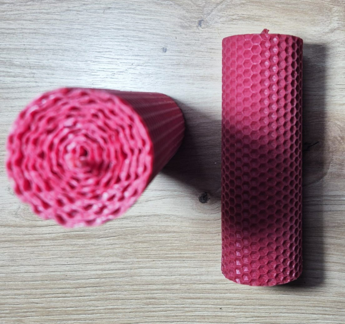 Set de 4 Lumanari din Faguri Rosii [2]